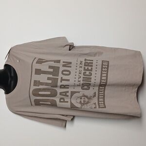 Dolly Parton Concert Graphic Women Shortsleeve T Shirt Size XXL NWT